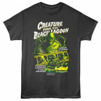 UNIVERSAL MONSTERS-UNIVERSAL MONSTERS BLACK LAGOON REEL-SMOKE ADULT S/S TSHIRT-S
