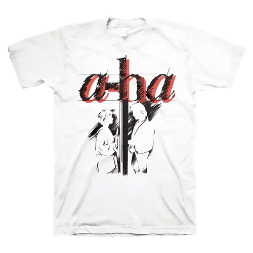 A-Ha Video Sketch White Unisex T-Shirt