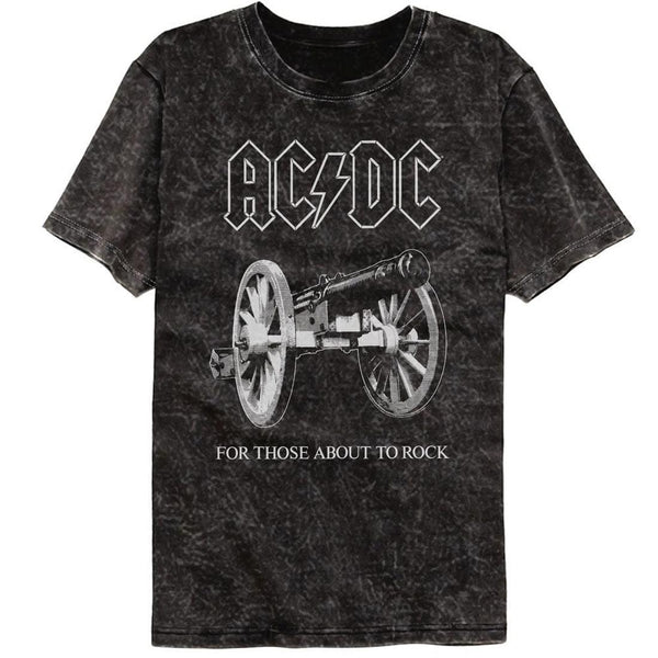 AC/DC About To Rock Mineral Wash T-Shirt