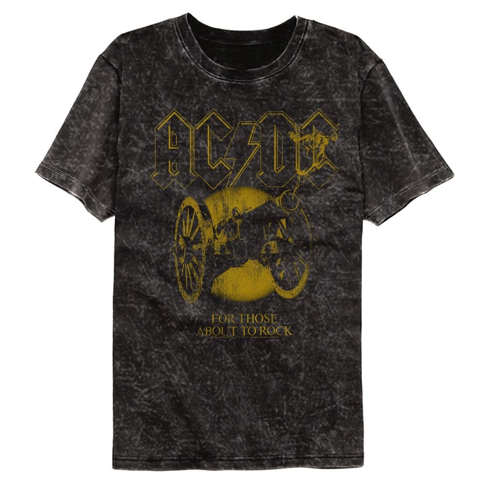 ACDC For Those About to Rock Mineral Wash T-Shirt