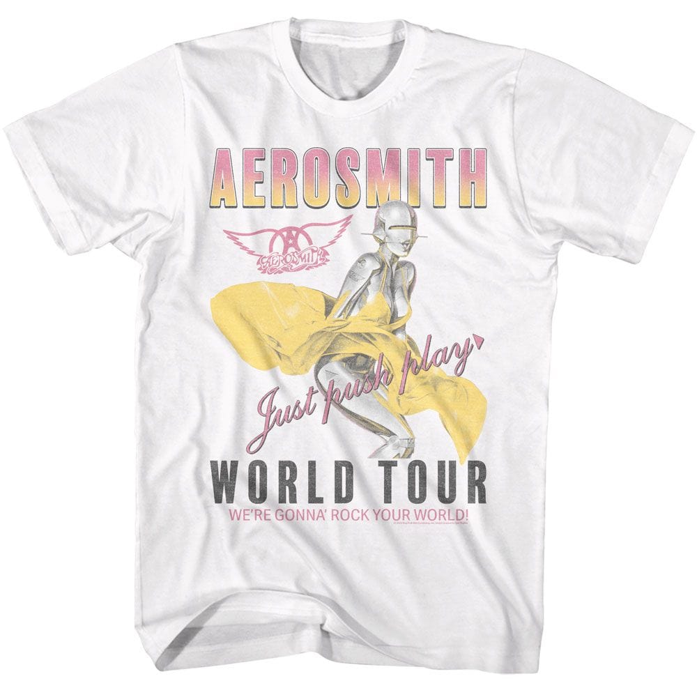 Shirt Aerosmith Just Push Play T-Shirt