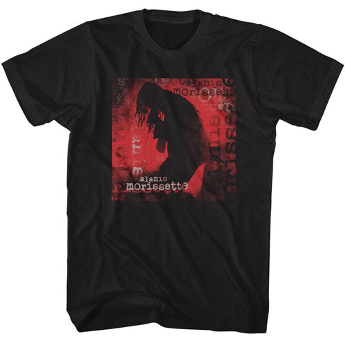 Alanis Morissette Text Overlay T-Shirt