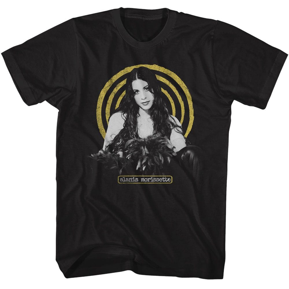 Alanis Morissette Yellow Spiral T-Shirt