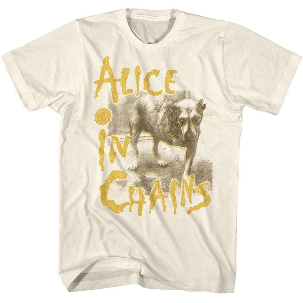 Alice In Chains Dog Beige Unisex T-Shirt