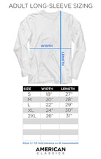 SIZE CHART AH508-206S, AH508-206M, AH508-206L, AH508-206XL, AH508-206XXL