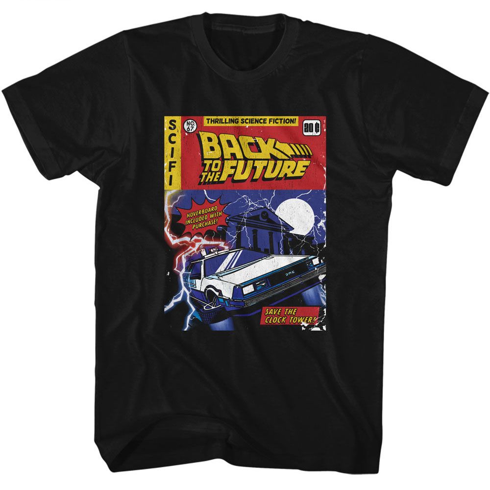 Back to the Future Comic Cover T-Shirt