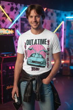 MAN WEARING BACK TO THE FUTURE TEE BTF5428S, BTF5428M, BTF5428L, BTF5428XL, BTF5428XXL, BTF5428XXXL, BTF5428XXXXL, BTF5428XXXXXL