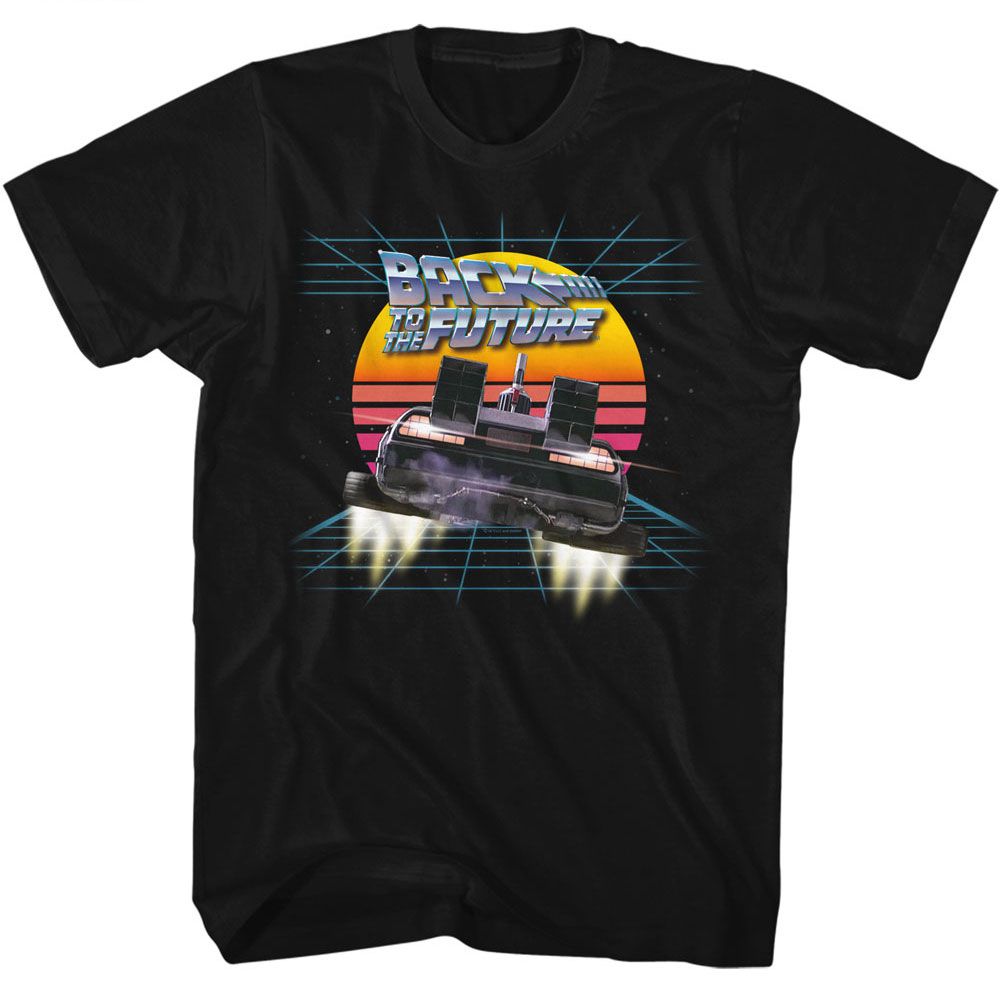 Shirt Back to the Future Retro Sunset T-Shirt