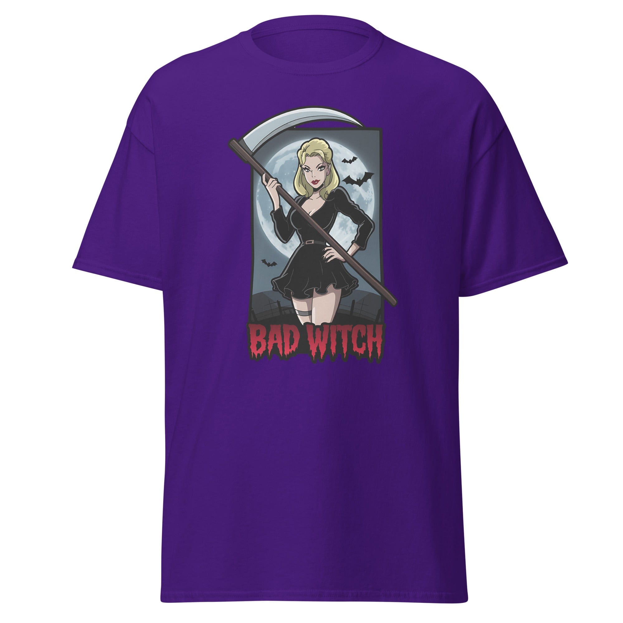 Purple / S Bad Witch Halloween Unisex T-Shirt 9017416_15873