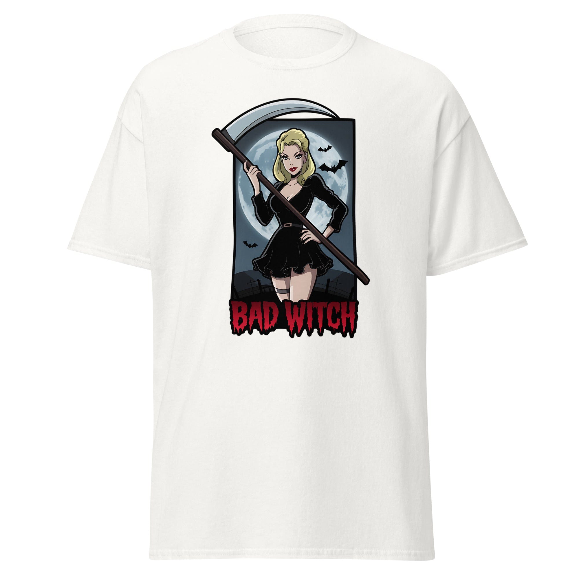 White / S Bad Witch Halloween Unisex T-Shirt 9017416_11576