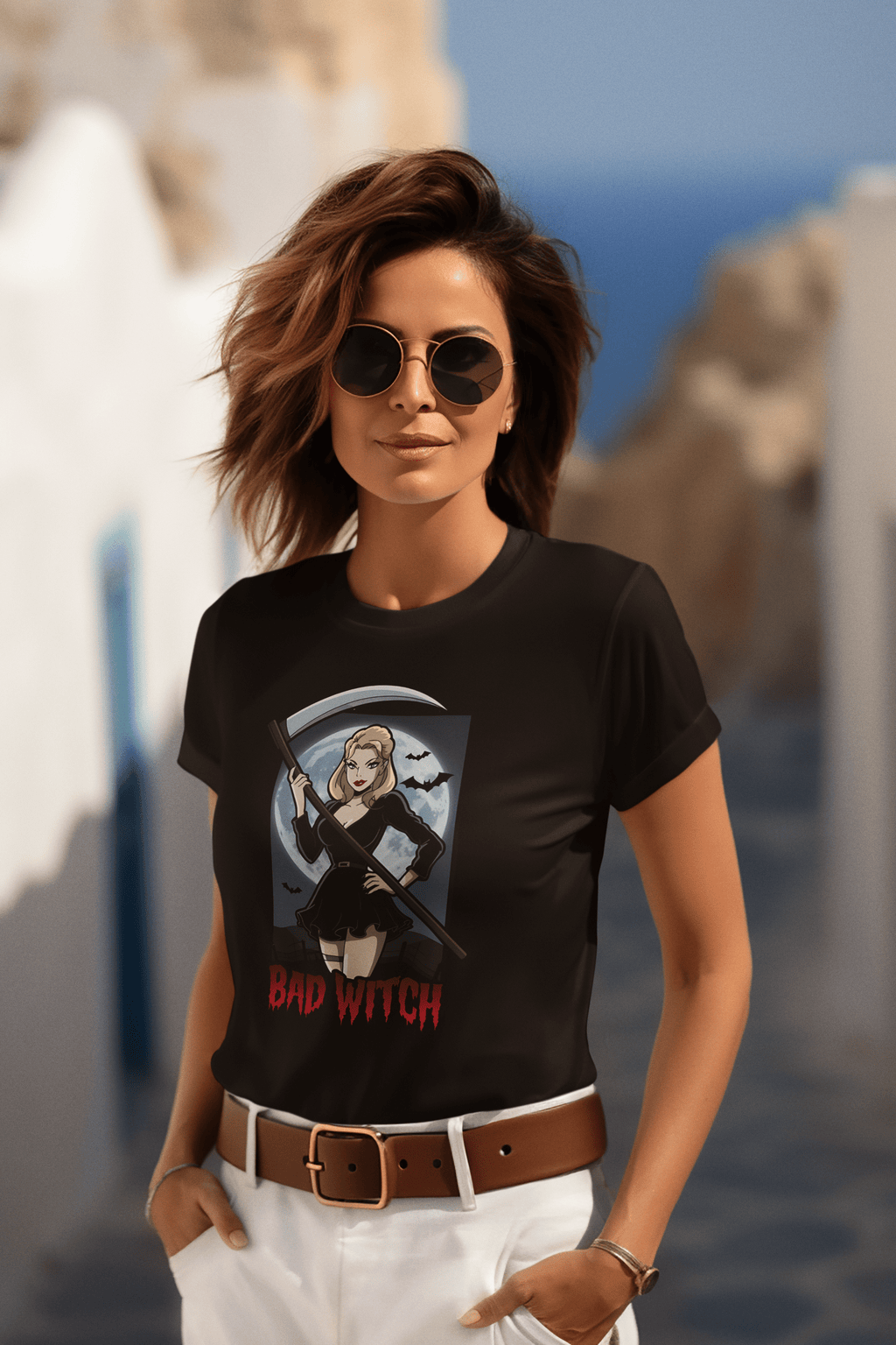 Bad Witch Halloween Unisex T-Shirt