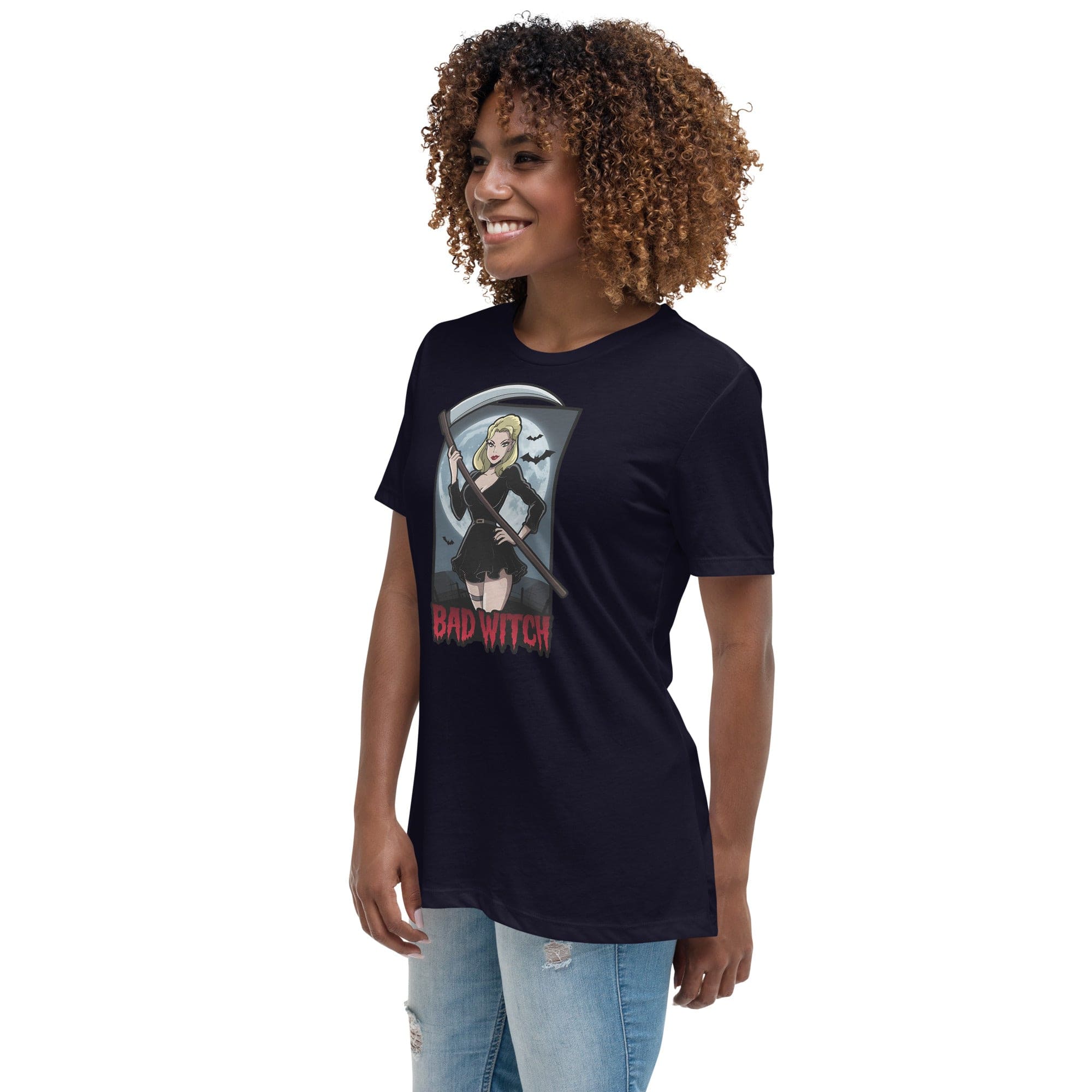 Bad Witch Halloween Women's Relaxed T-Shirt