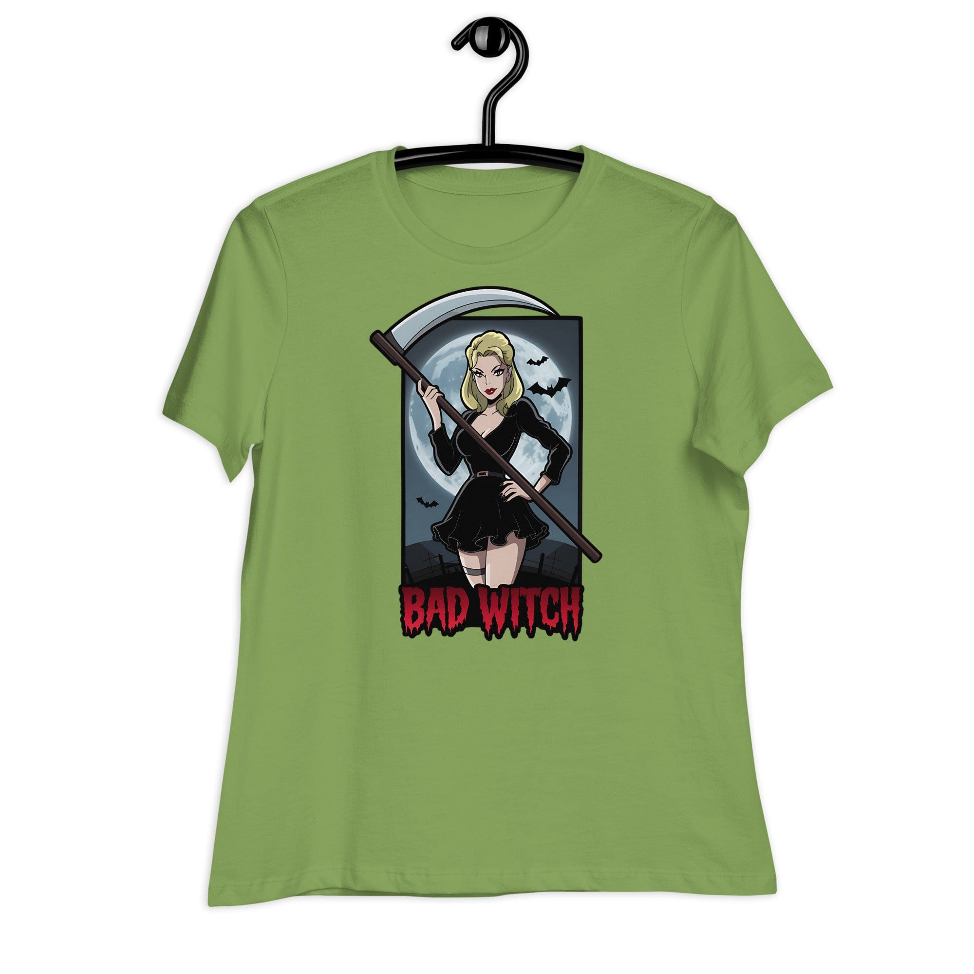 Leaf / S Bad Witch Halloween Women's Relaxed T-Shirt 5951115_10225