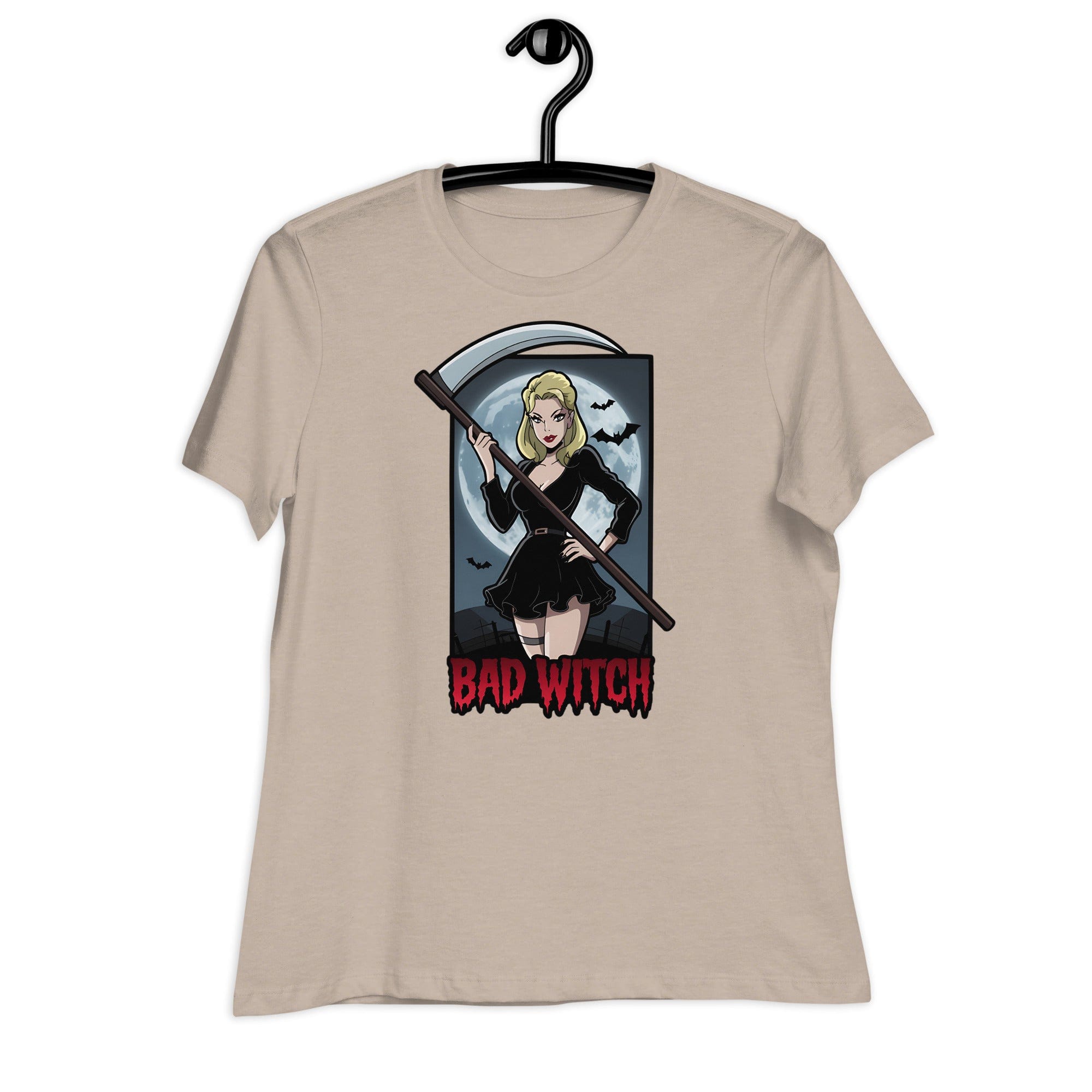 Heather Stone / S Bad Witch Halloween Women's Relaxed T-Shirt 5951115_14273