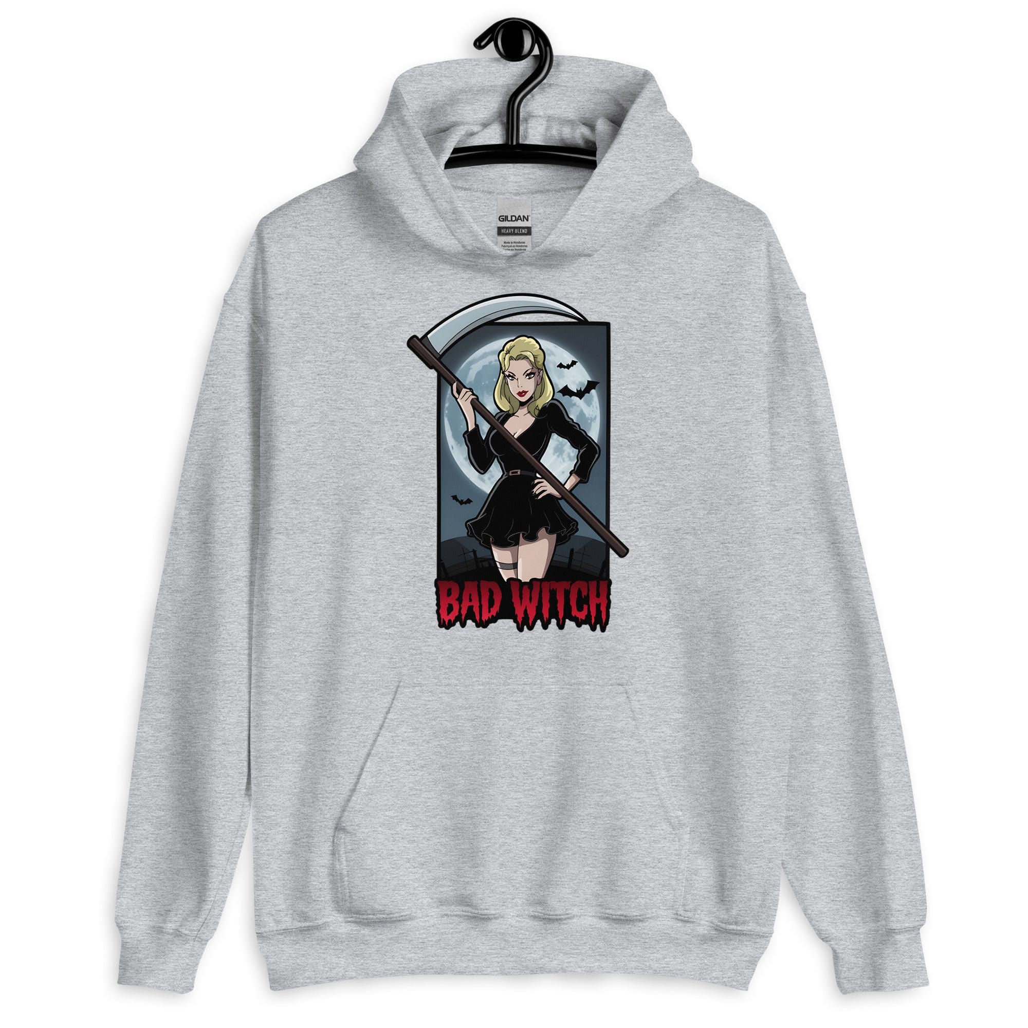 Sport Grey / S Bad Witch Unisex Pullover Hoodie 7183455_5610