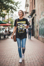 woman wearing beastie boys tee BBS511S, BBS511M, BBS511L, BBS511XL, BBS511XXL, BBS511XXXL, BBS511XXXXL, BBS511XXXXXL