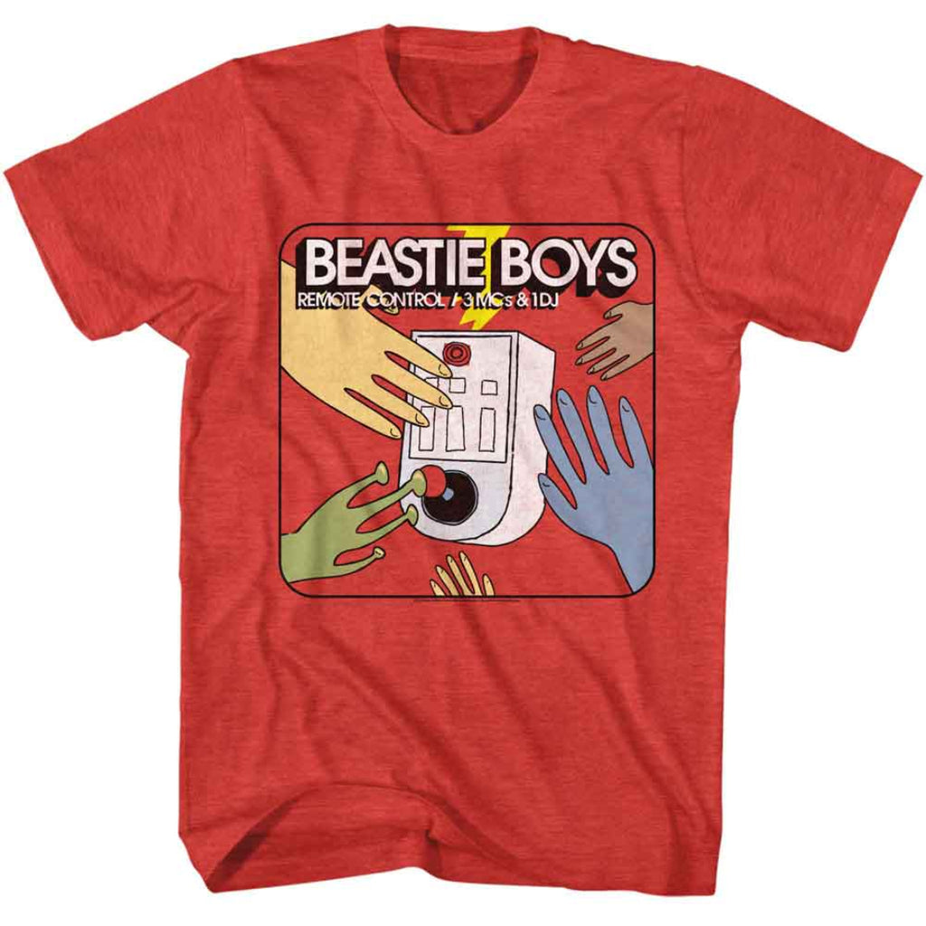 Beastie Boys Remote Control Red Heather T-Shirt