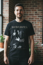 MAN WEARING BEHEMOTH TEE MM-BEH-02S, MM-BEH-02M, MM-BEH-02L, MM-BEH-02X, MM-BEH-02XX, MM-BEH-02XXX