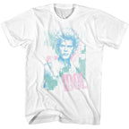 Billy Idol Pastel Unisex White T-Shirt