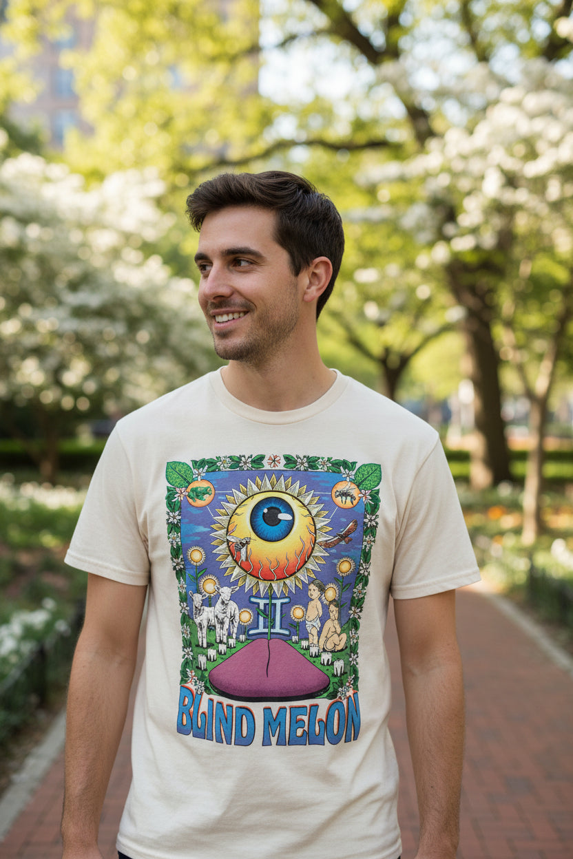 MAN WEARING BLIND MELON TEE BMN503S, BMN503M, BMN503L, BMN503XL, BMN503XXL, BMN503XXXL, BMN503XXXXL