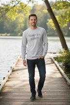 MAN WEARING BLUR LONGSLEEVE SHIRT MM-BLR-01S, MM-BLR-01M, MM-BLR-01L, MM-BLR-01X, MM-BLR-01XX, MM-BLR-01XXX