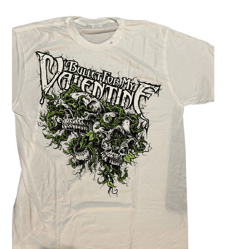 Bullet For My Valentine Skull Vine Slim Fit T-Shirt