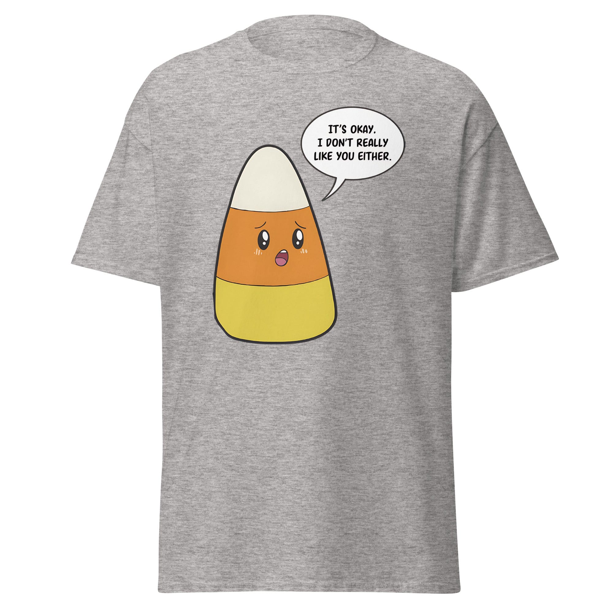 Sport Grey / S Candy Corn I Don't Like You Either Halloween Unisex T-Shirt 7819165_11571