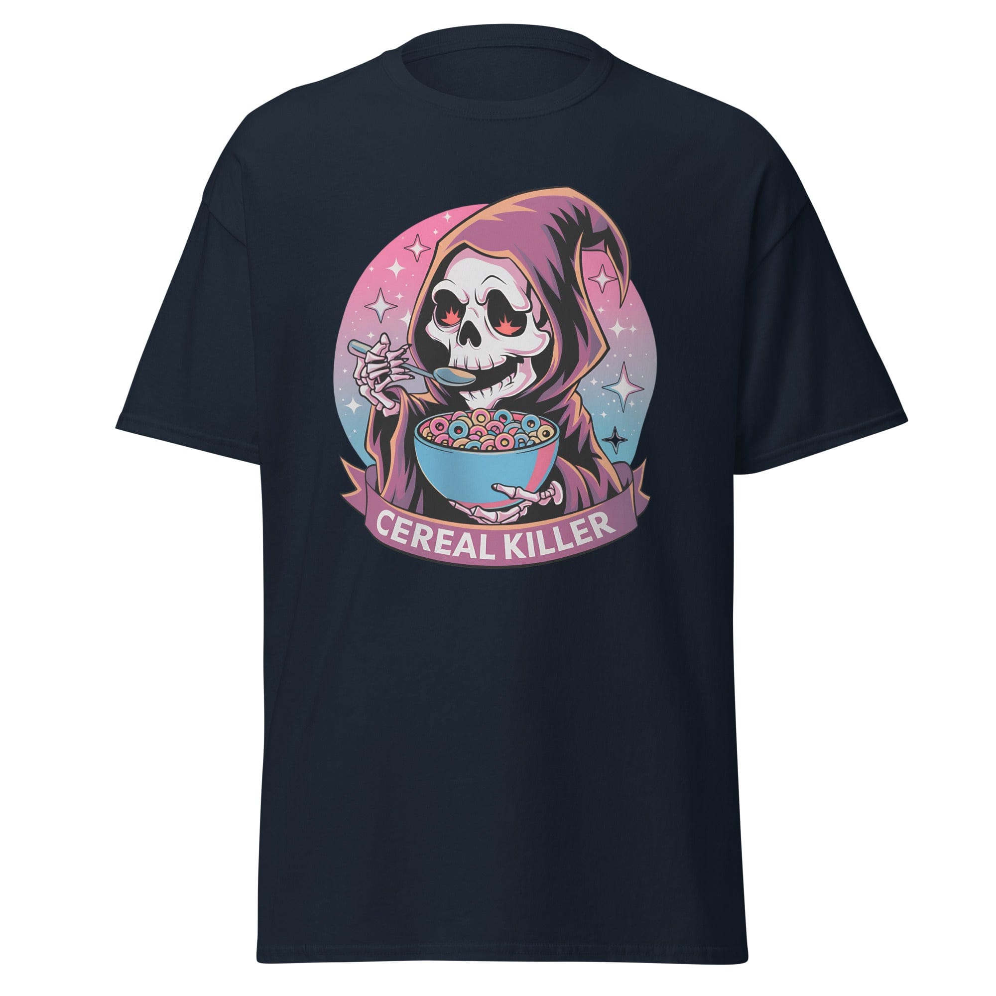 Navy / S Cereal Killer Grim Reaper Unisex T-Shirt 8908022_11561