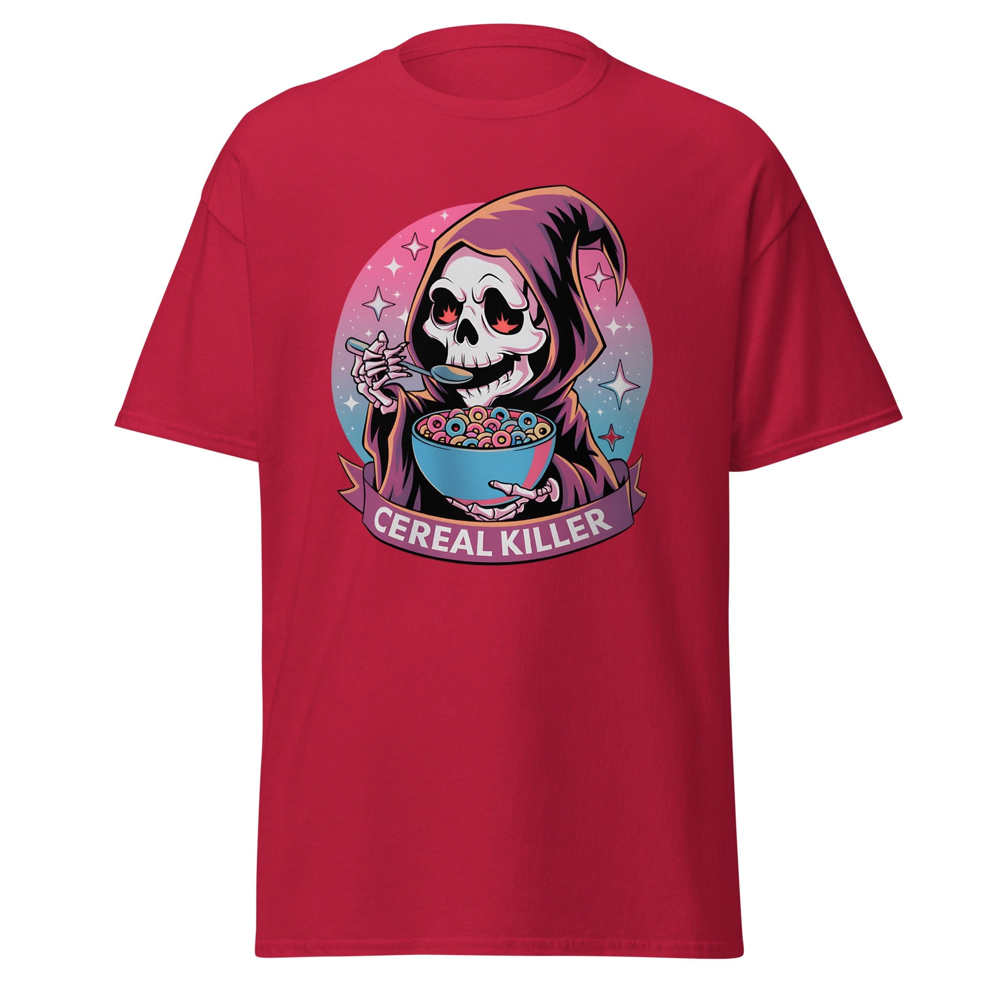 Cardinal / S Cereal Killer Grim Reaper Unisex T-Shirt 8908022_15819