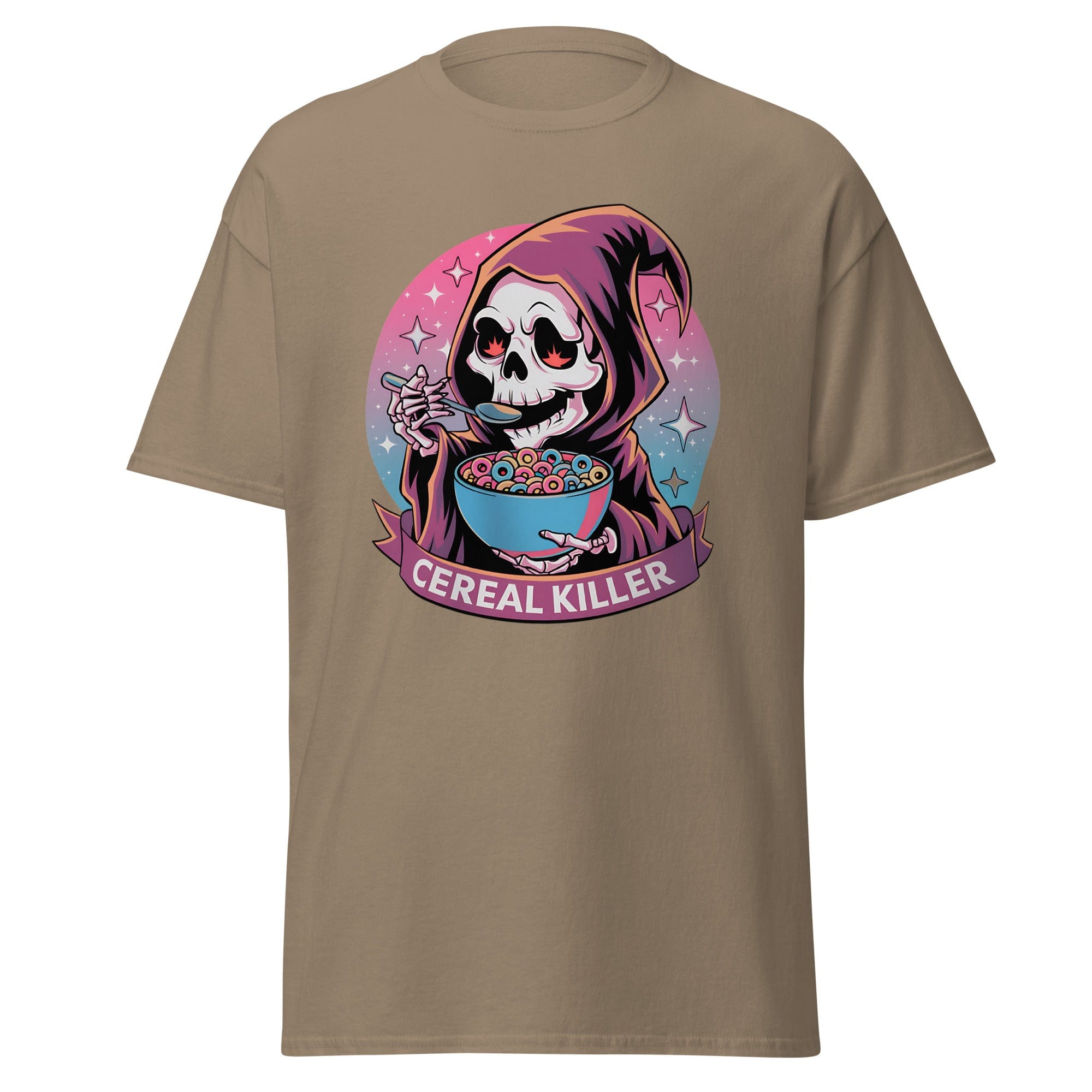 Brown Savana / S Cereal Killer Grim Reaper Unisex T-Shirt 8908022_15807