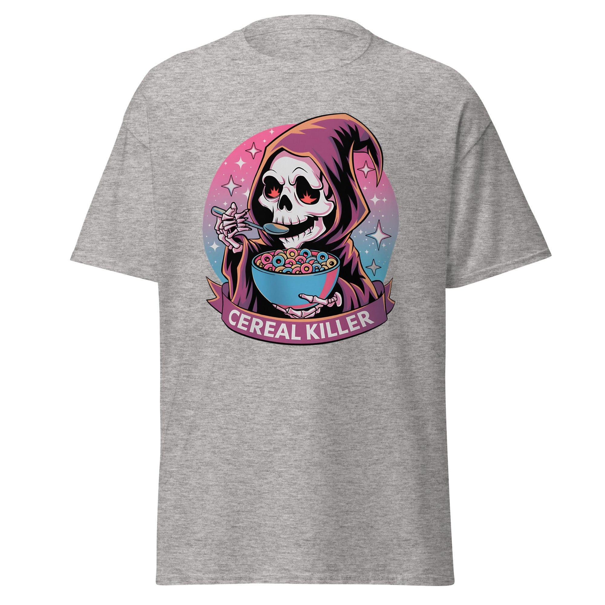 Sport Grey / S Cereal Killer Grim Reaper Unisex T-Shirt 8908022_11571