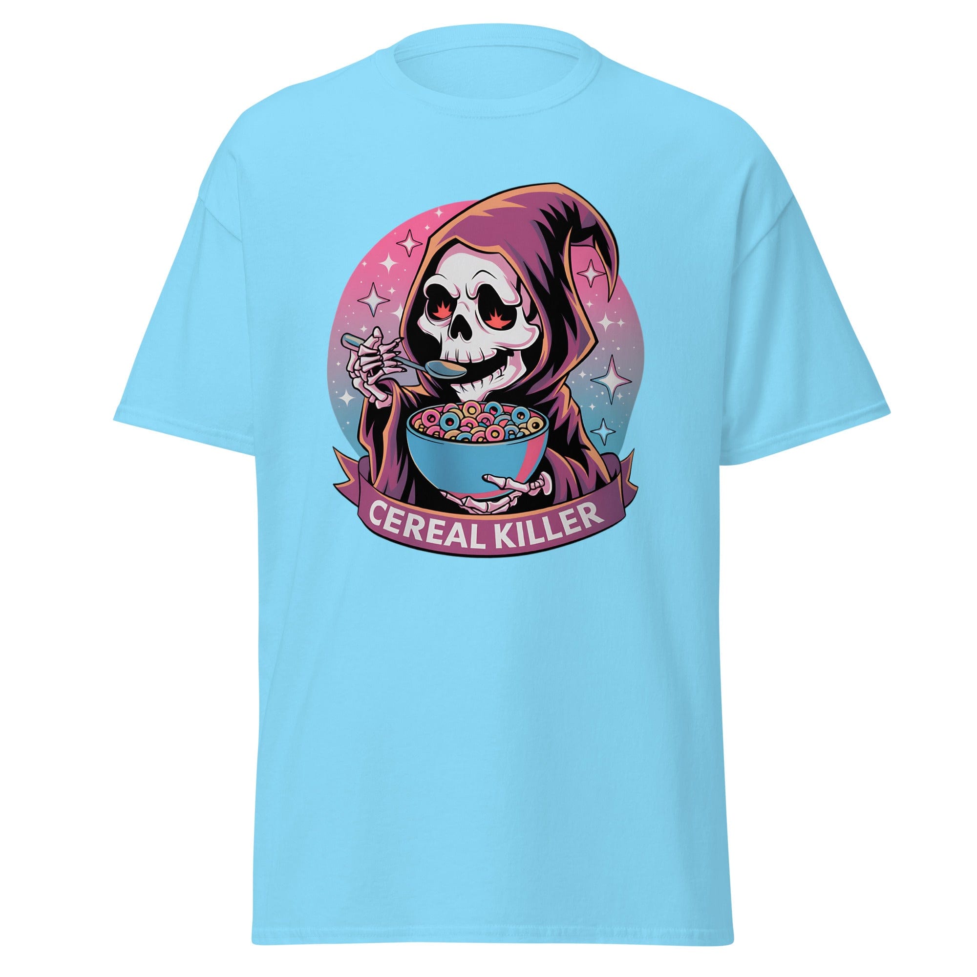 Sky / S Cereal Killer Grim Reaper Unisex T-Shirt 8908022_14981