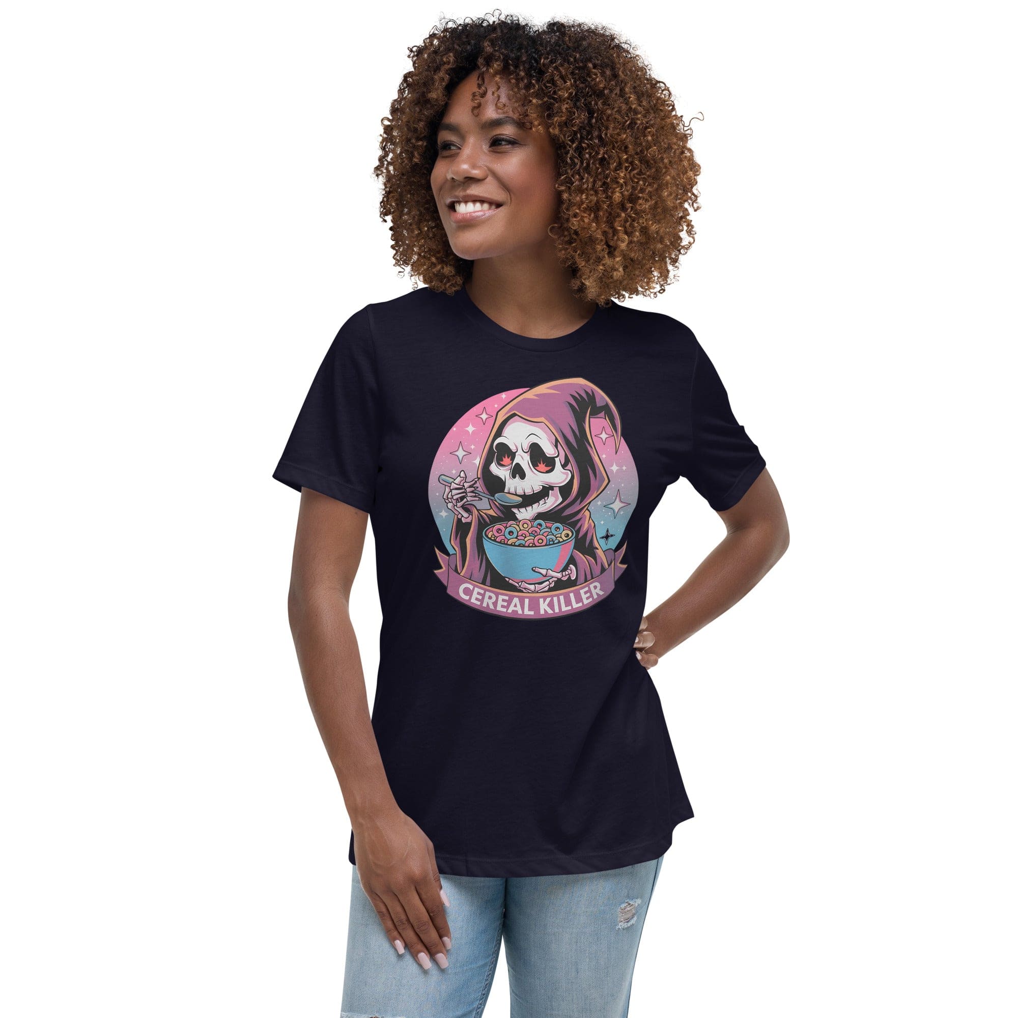 Cereal Killer Grim Reaper Women's Relaxed T-Shirt