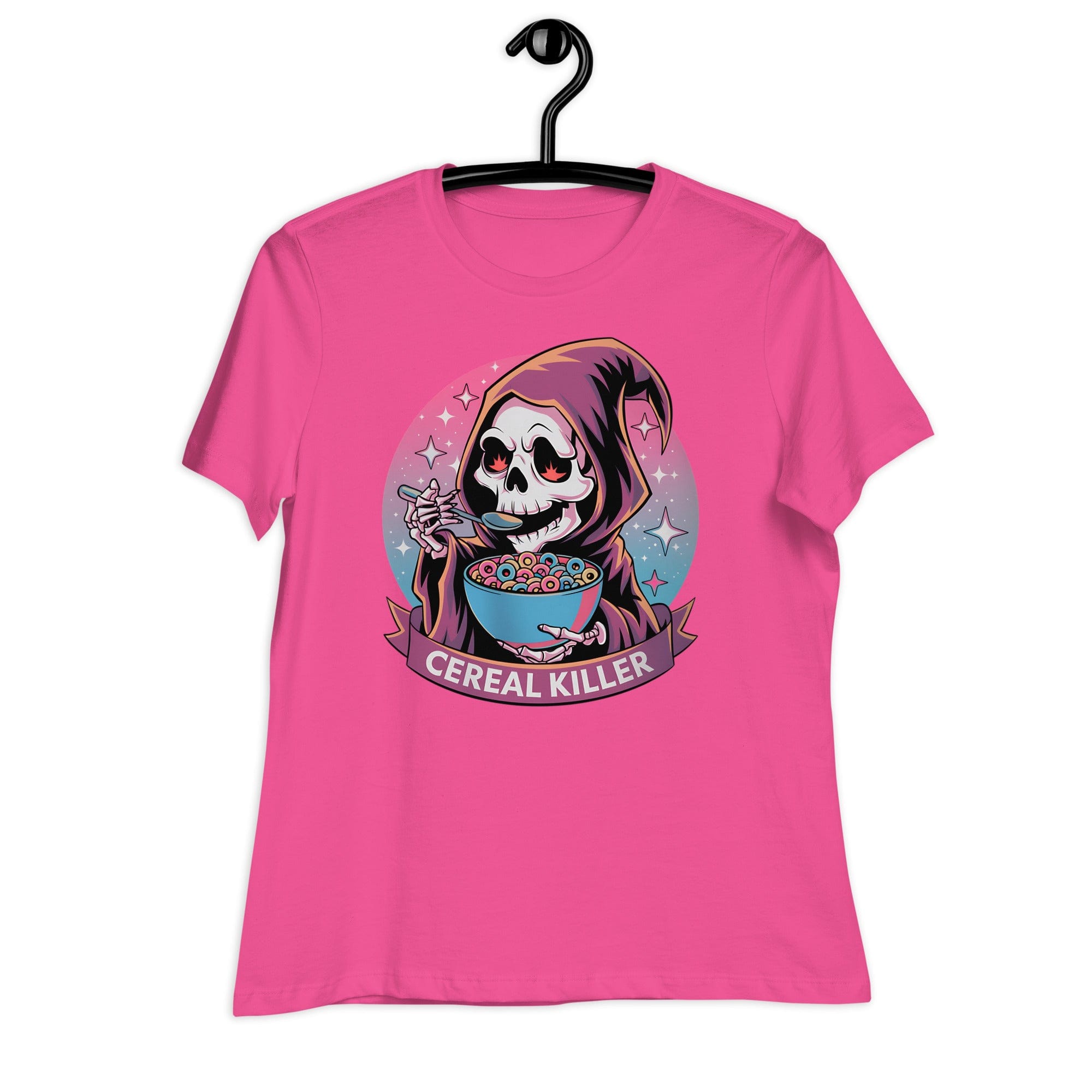 Berry / S Cereal Killer Grim Reaper Women's Relaxed T-Shirt 7651055_10182