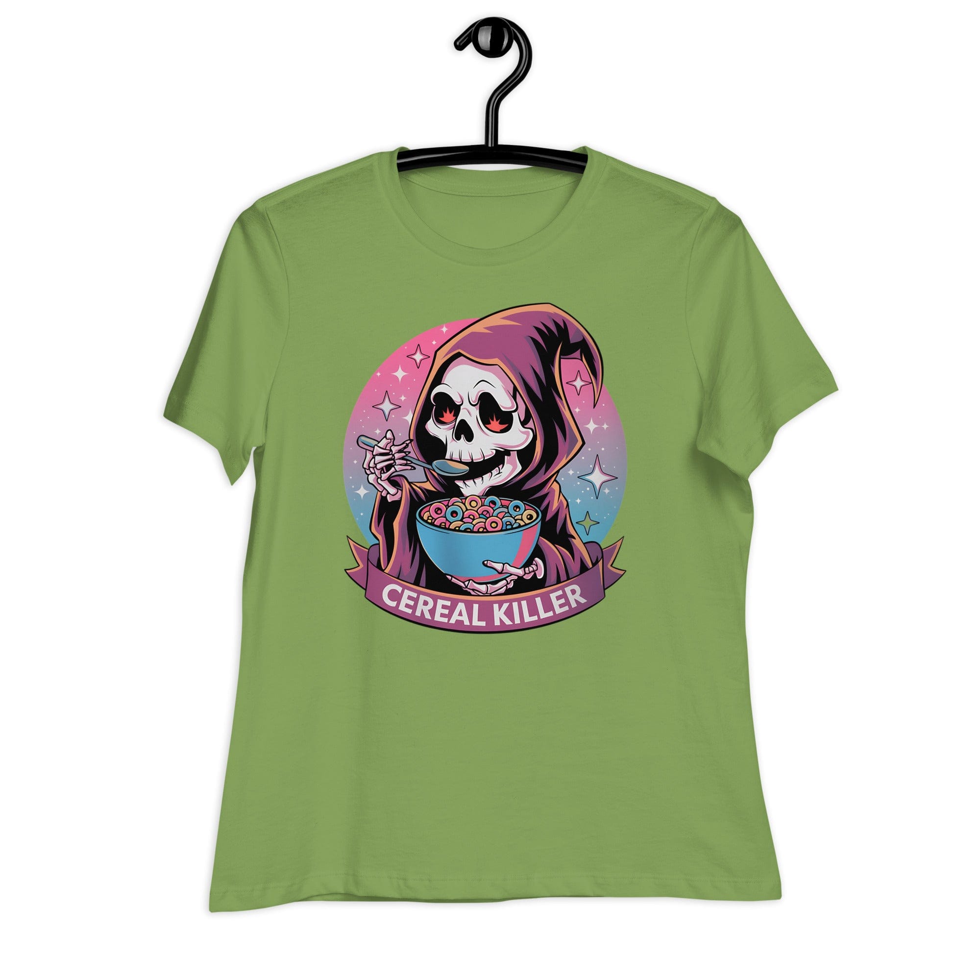 Leaf / S Cereal Killer Grim Reaper Women's Relaxed T-Shirt 7651055_10225