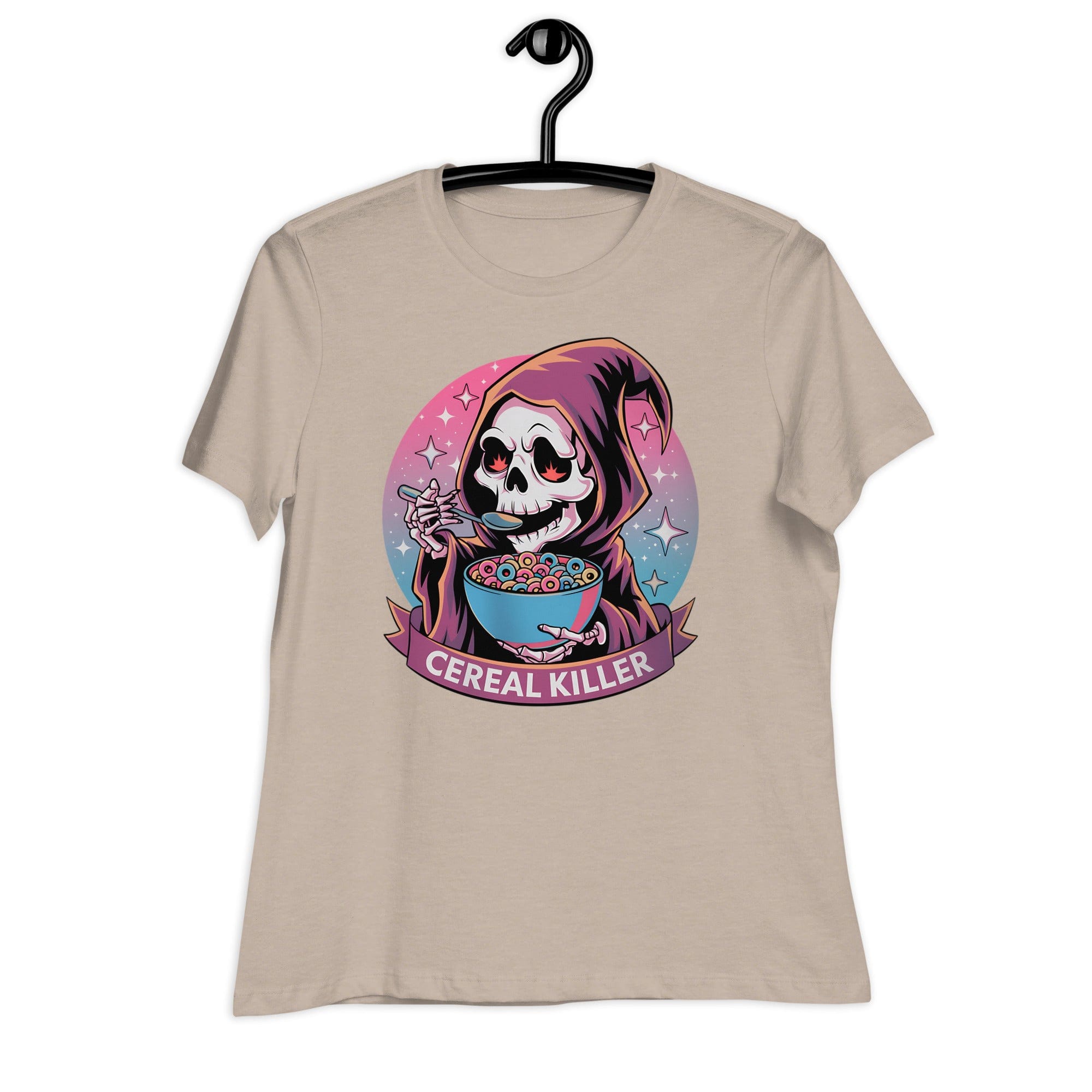 Heather Stone / S Cereal Killer Grim Reaper Women's Relaxed T-Shirt 7651055_14273