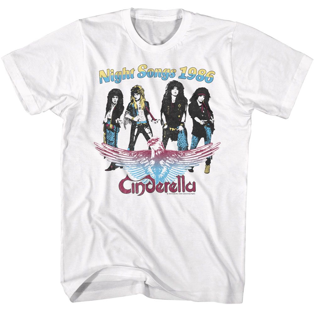 Shirt Cinderella Night Songs 1986 T-Shirt