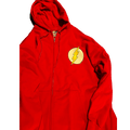 DC Comics The Flash Logo Red Unisex Zip Hoodie