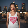 WOMAN WEARING DEF LEPPARD TANK TOP DEF571-320S, DEF571-320M, DEF571-320L, DEF571-320XL, DEF571-320XXL
