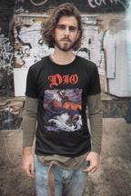 MAN WEARING Dio Holy Diver Black T-Shirt MM-DIO-01S, MM-DIO-01M, MM-DIO-01L, MM-DIO-01X, MM-DIO-01XX, MM-DIO-01XXX