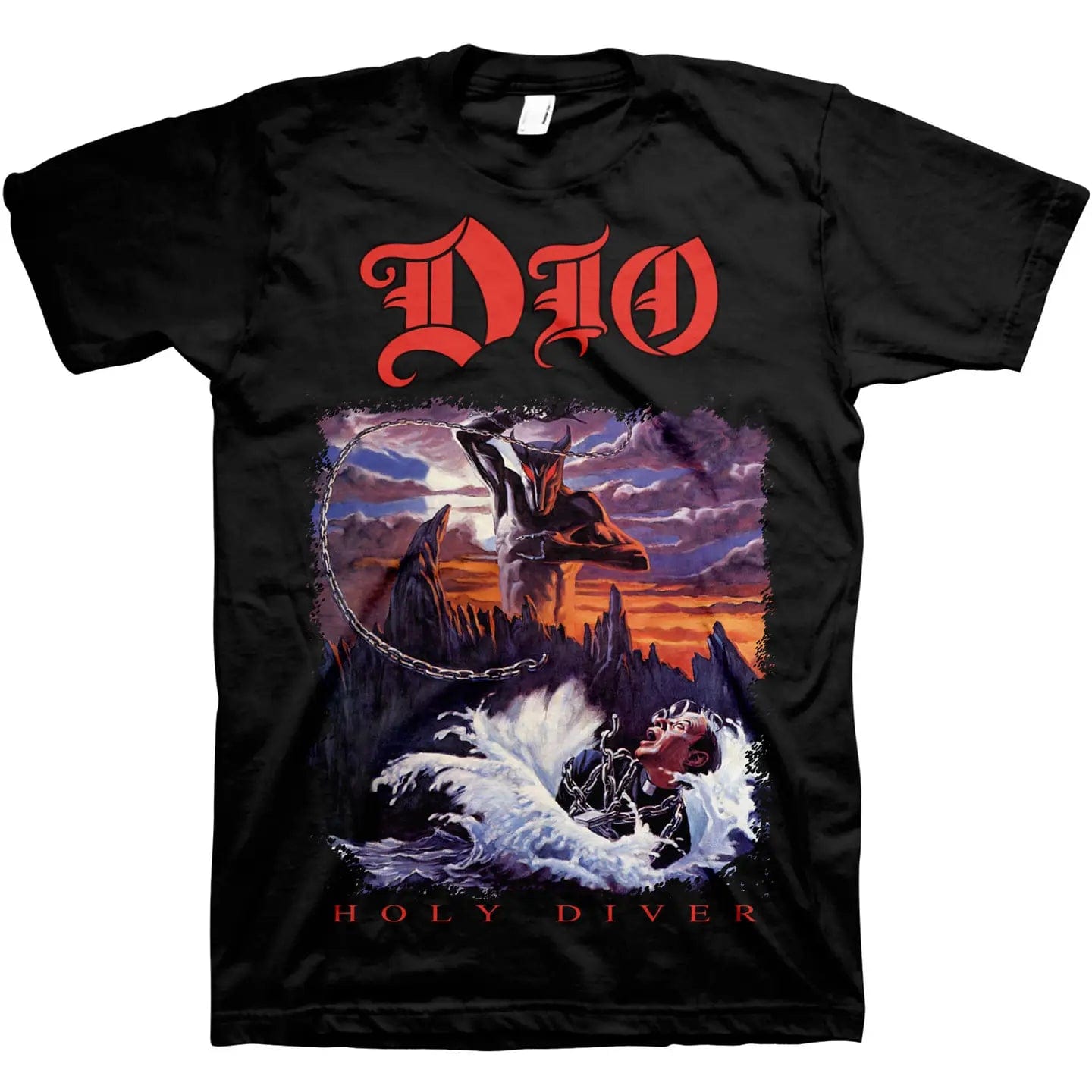Dio Holy Diver Black T-Shirt