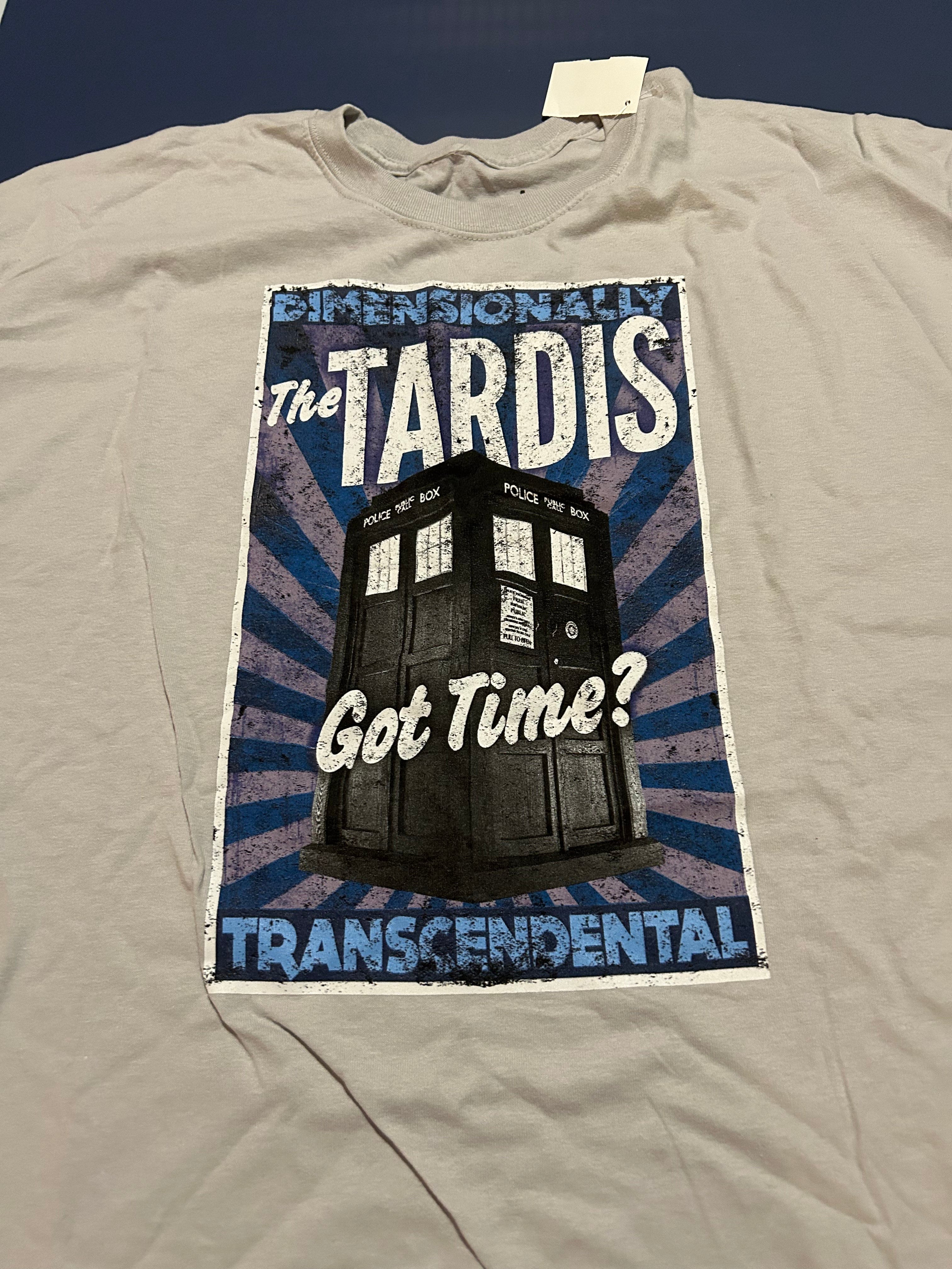 Doctor Who Tardis Got Time? Distressed T-Shirt