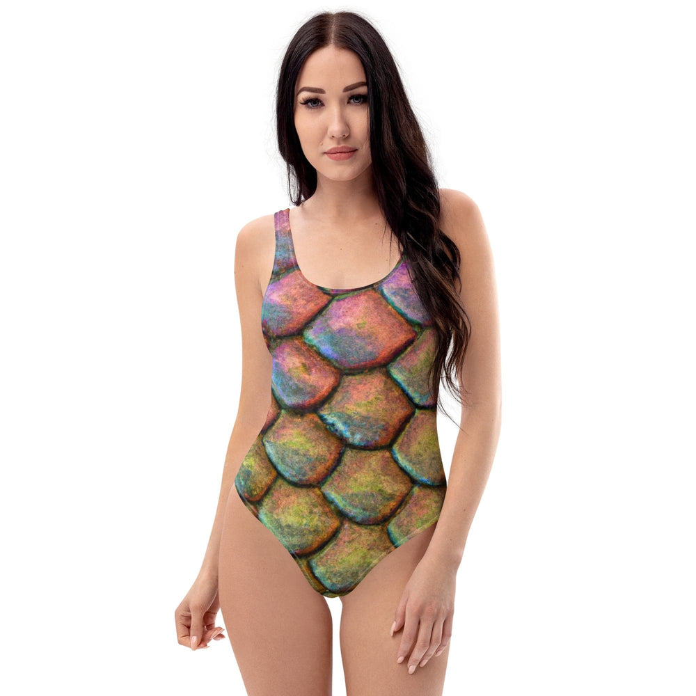 XS Dragon Scales One-Piece Swimsuit