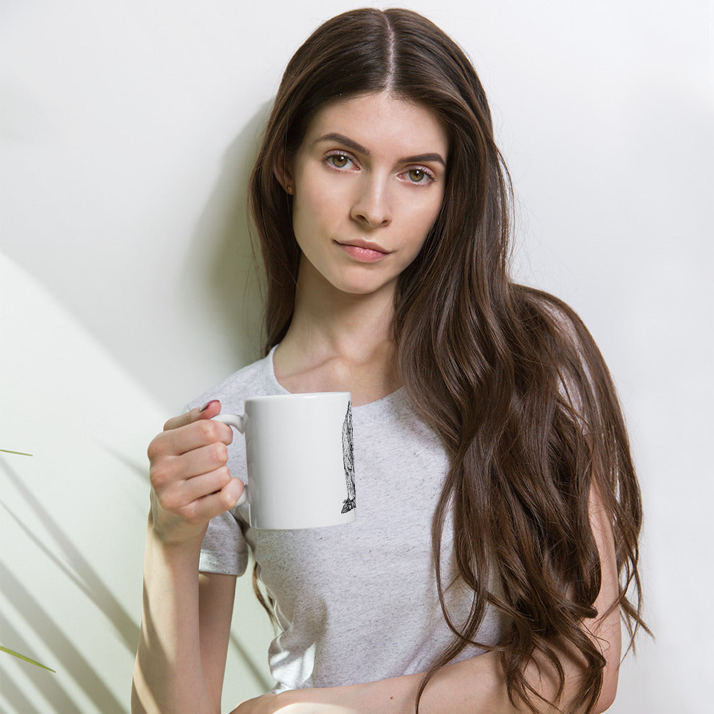 11 oz Fallen Angel White Glossy Coffee Mug 3948809_1320