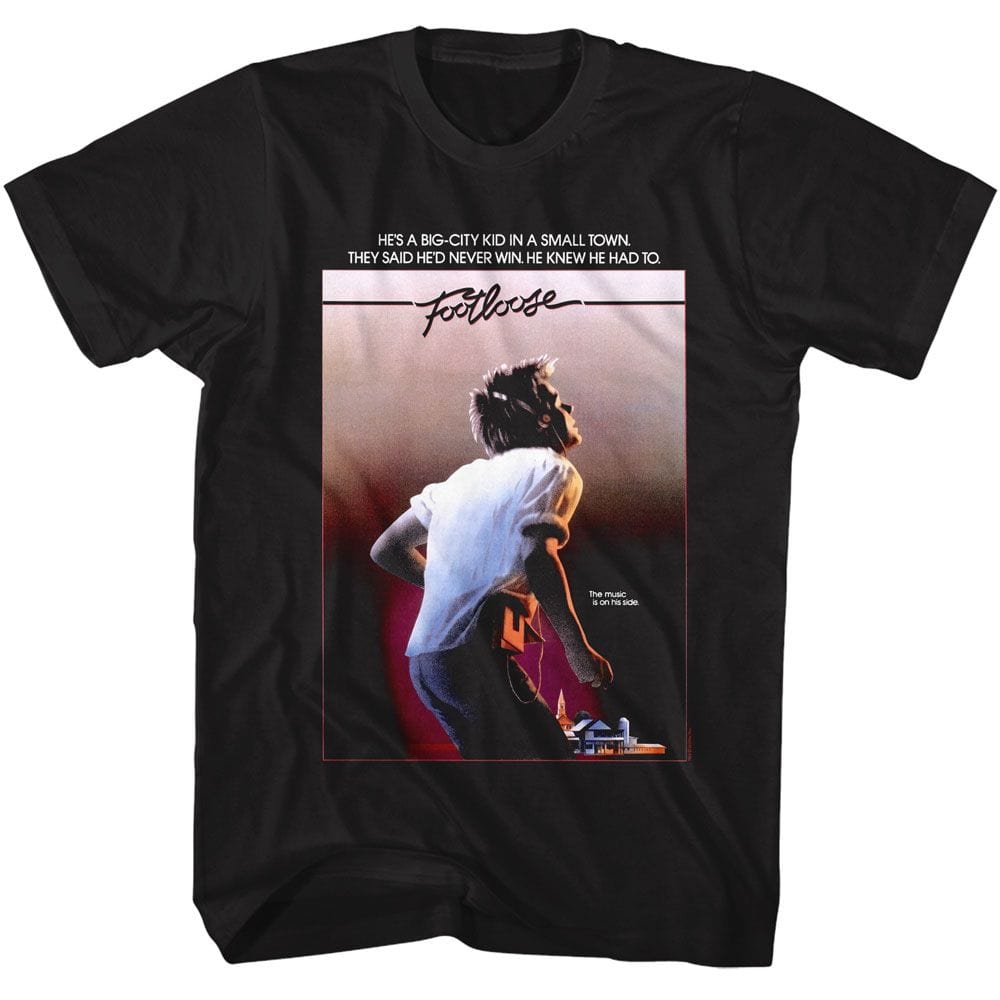 Footloose Poster Black Unisex T-Shirt