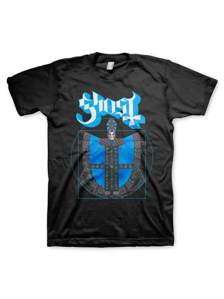 Ghost Vitruvian Unisex Black T-Shirt