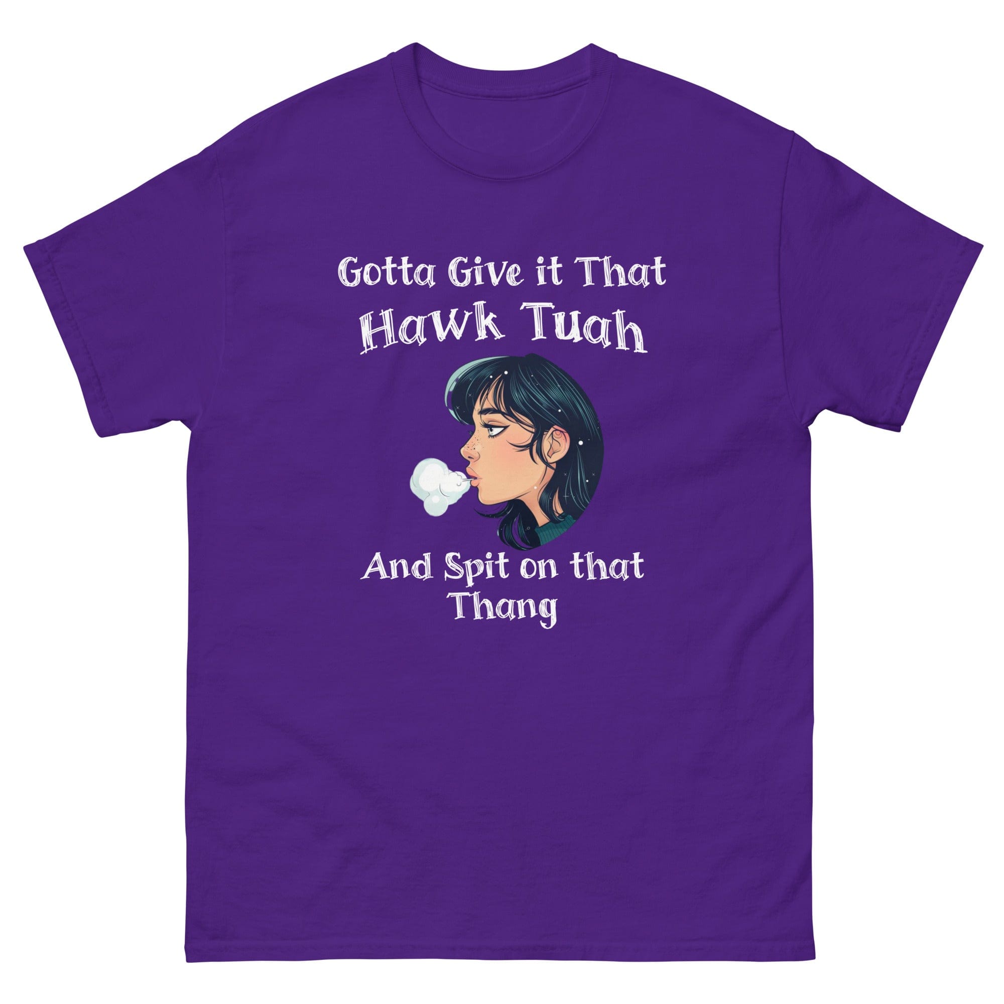 Purple / S Gotta Give it that Hawk Tuah T-Shirt 8543725_15873
