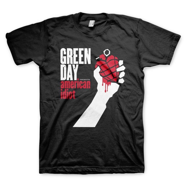 Green Day American Idiot Official T-Shirt