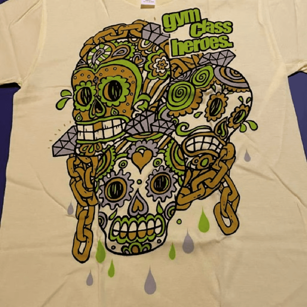 Gym Class Heroes Sugar Skulls T-Shirt