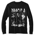Hammer Horror Men's Dracula Chiller Thriller Black Long Sleeve T-Shirt